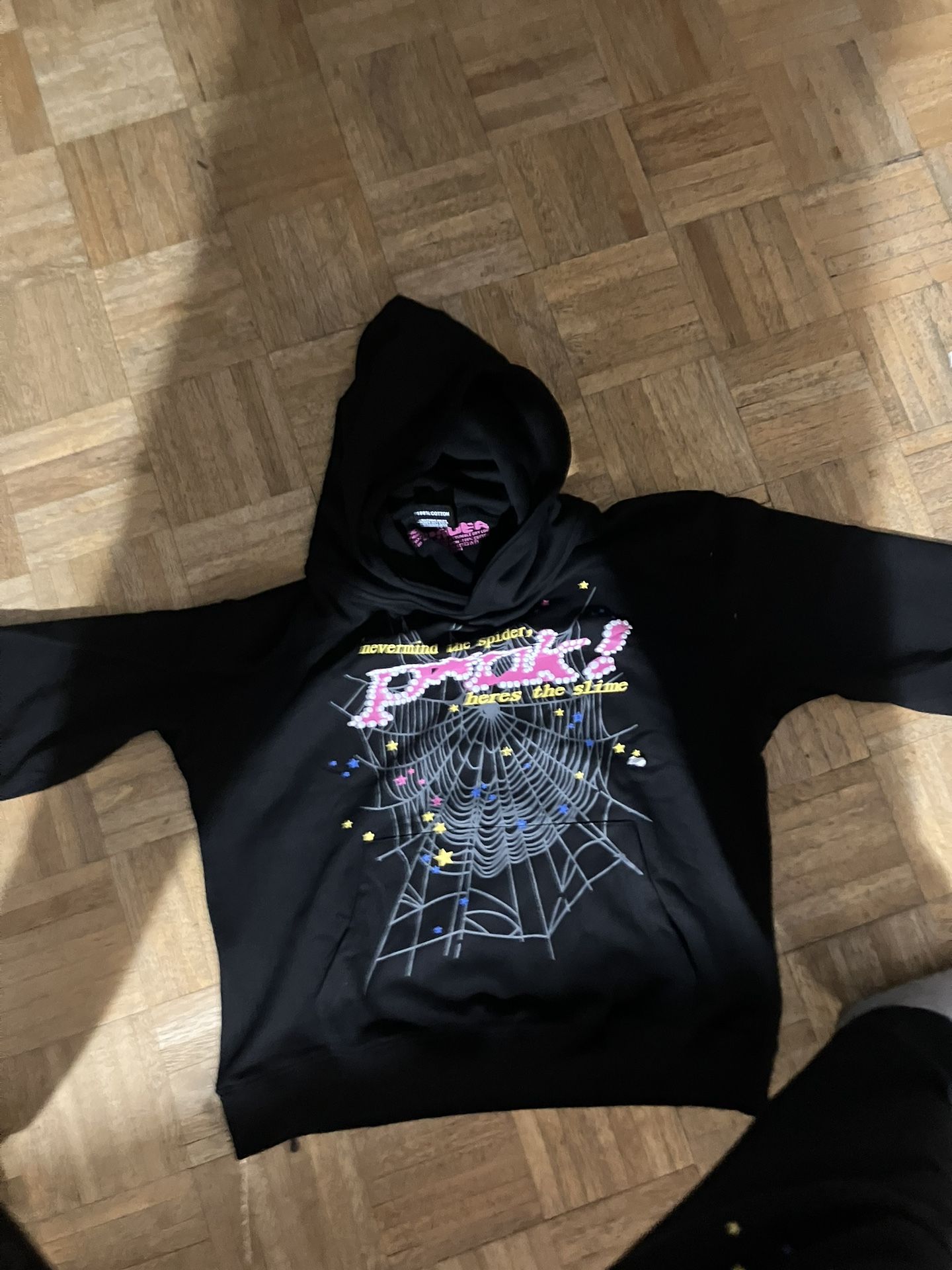Black Pink Spider Hoodie