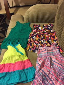 Size 12 months summer dresses. $2-$5 each. Ask for prices.