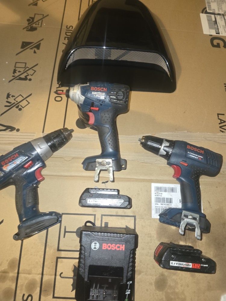 Bosch Drill & Impact Bundle With Charger & Battery