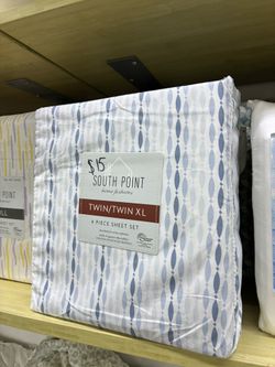South Point Home Fashions 4 Piece Sheet Set full twin queen