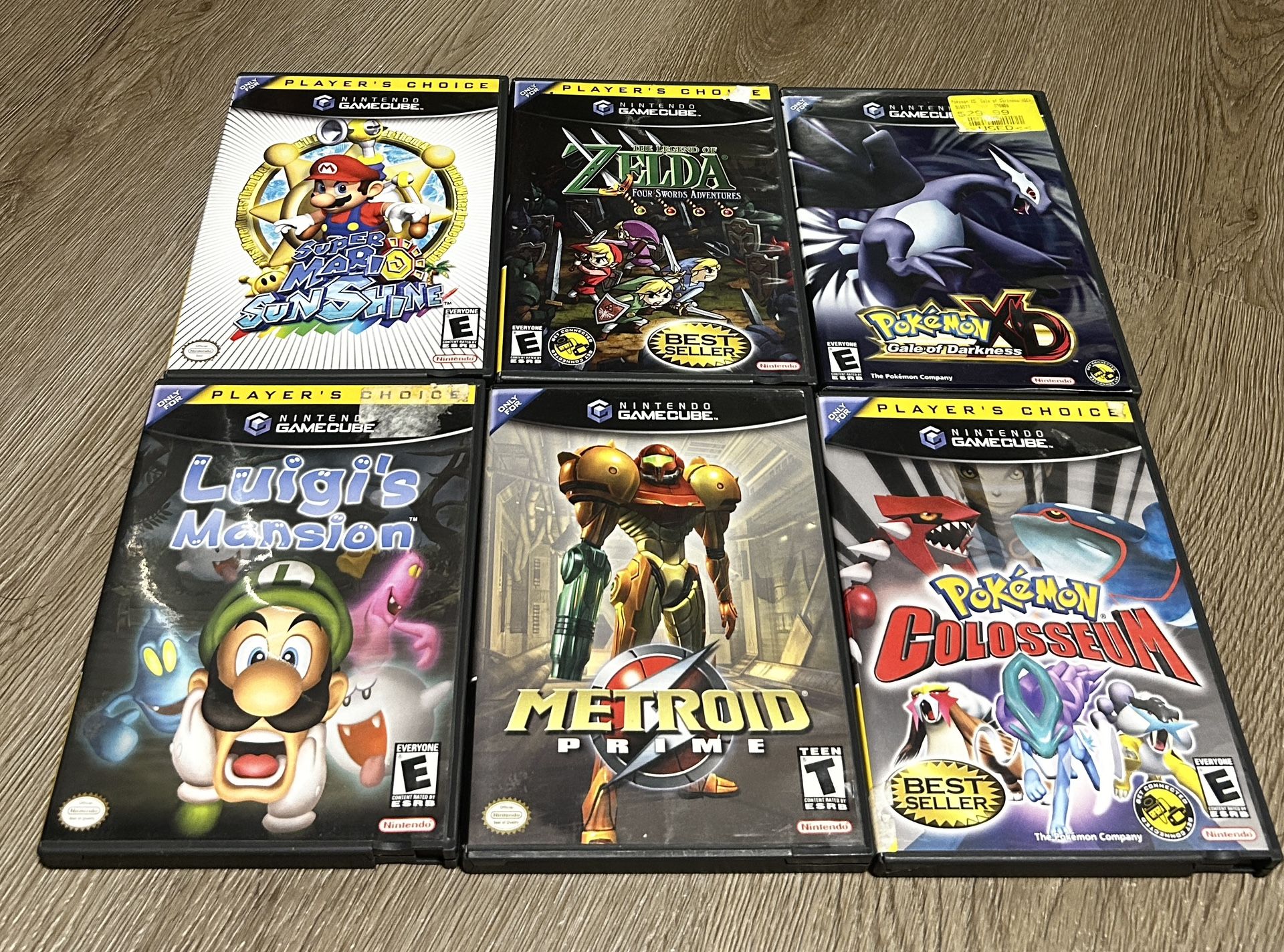 NINTENDO GAMECUBE GAMES LOT BUNDLE RARE 