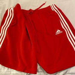 Adidas Red Shorts 2xl