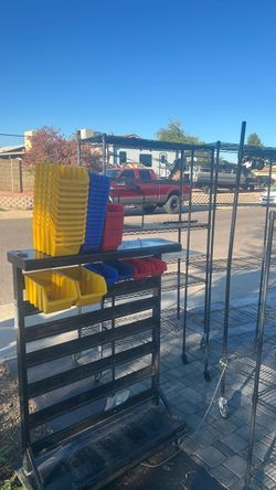 Rolling parts bins