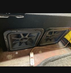 L7 Box with blown 15’s speakers!!!