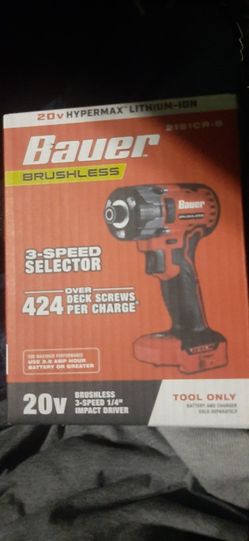 Impact Drill Bauer Tool Only