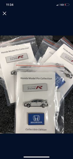 Honda limited edition ctr fk8 pins