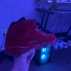 Jordan 5 Red suede 