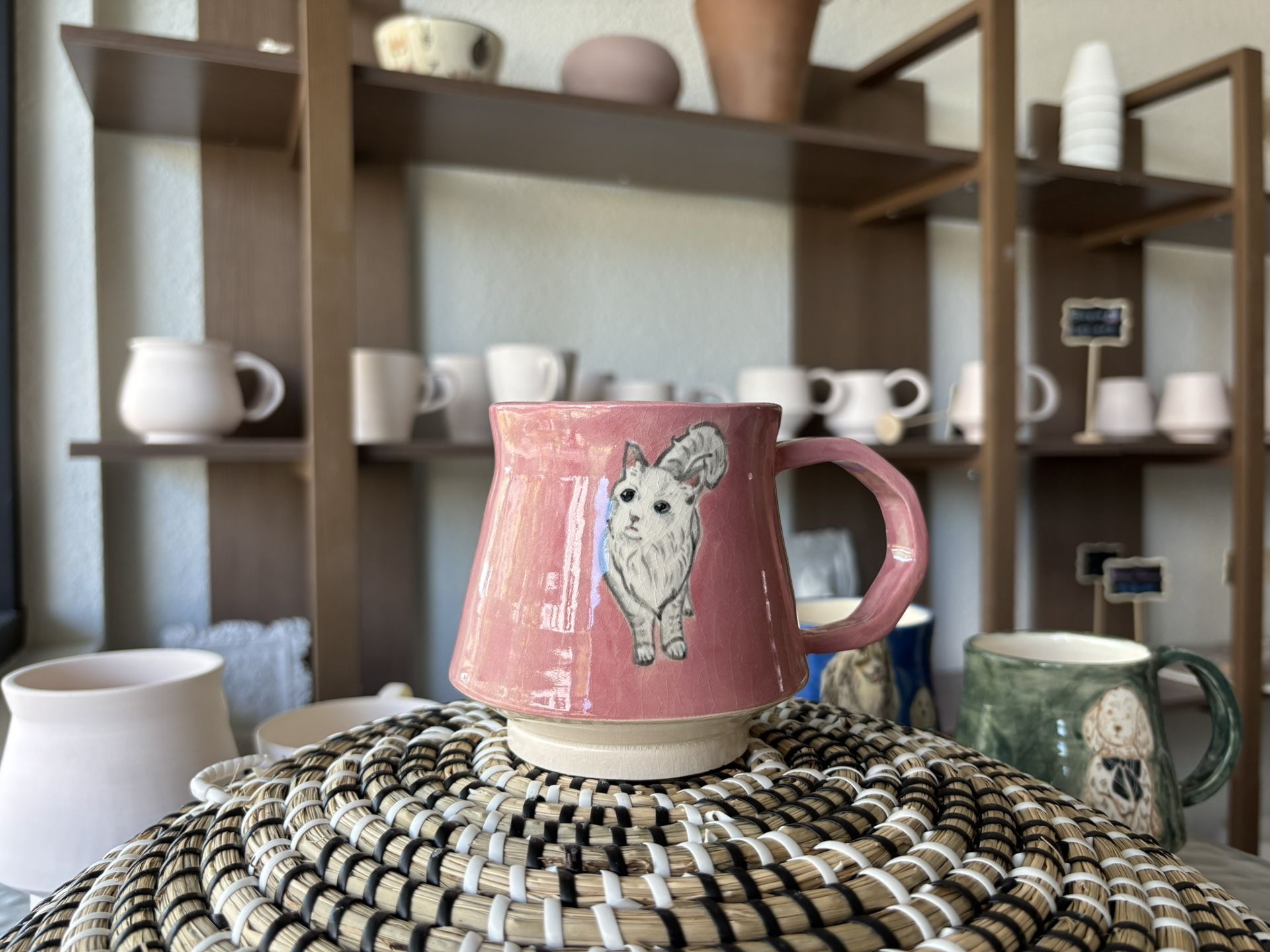 Handmade ceramic cup