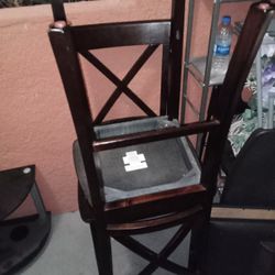 3 Very Nice Wooden Chairs 