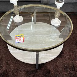 Round Modern Coffee Table 