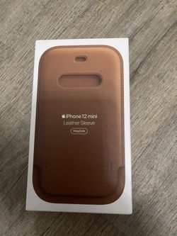 iPhone 12mini Leather Sleeve MagSafe 