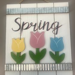 Spring Flower Wall Decor