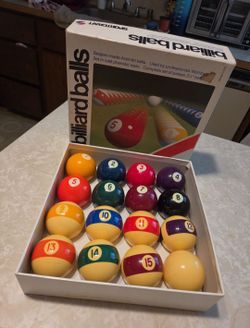 Billiard balls