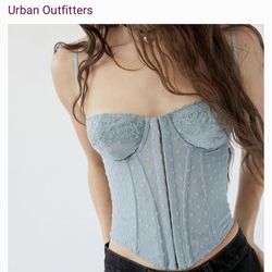 Baby Blue Urban Outfitters Corset