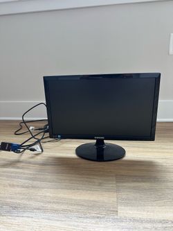 Samsung LED Computer Monitor with Power Cord & VGA Cable