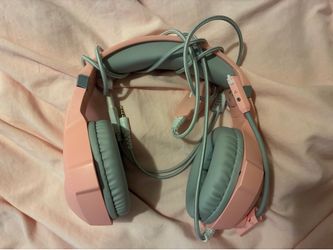 ✨ Pink LED Gaming Headphones ✨