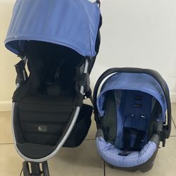 Britax B-Agile Travel System . Stroller And Cars Seat 