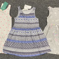 Bundle of 3 H&M 2/4 (fits 2, 3, 4) summer dresses - two are brand new and unicorn is gently used