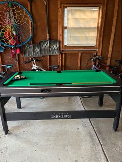 Pool table 6ft long mdf board/also air hockey table