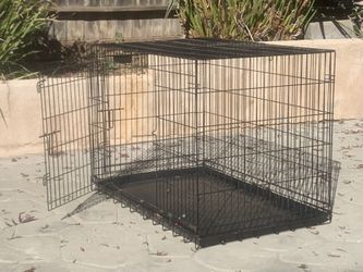 Foldable 2 Door Dog Crate