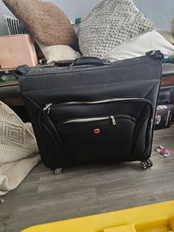 Black SwissGear Wheeled Luggage