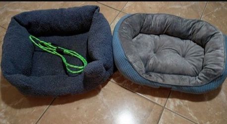 Pet beds with dog leash