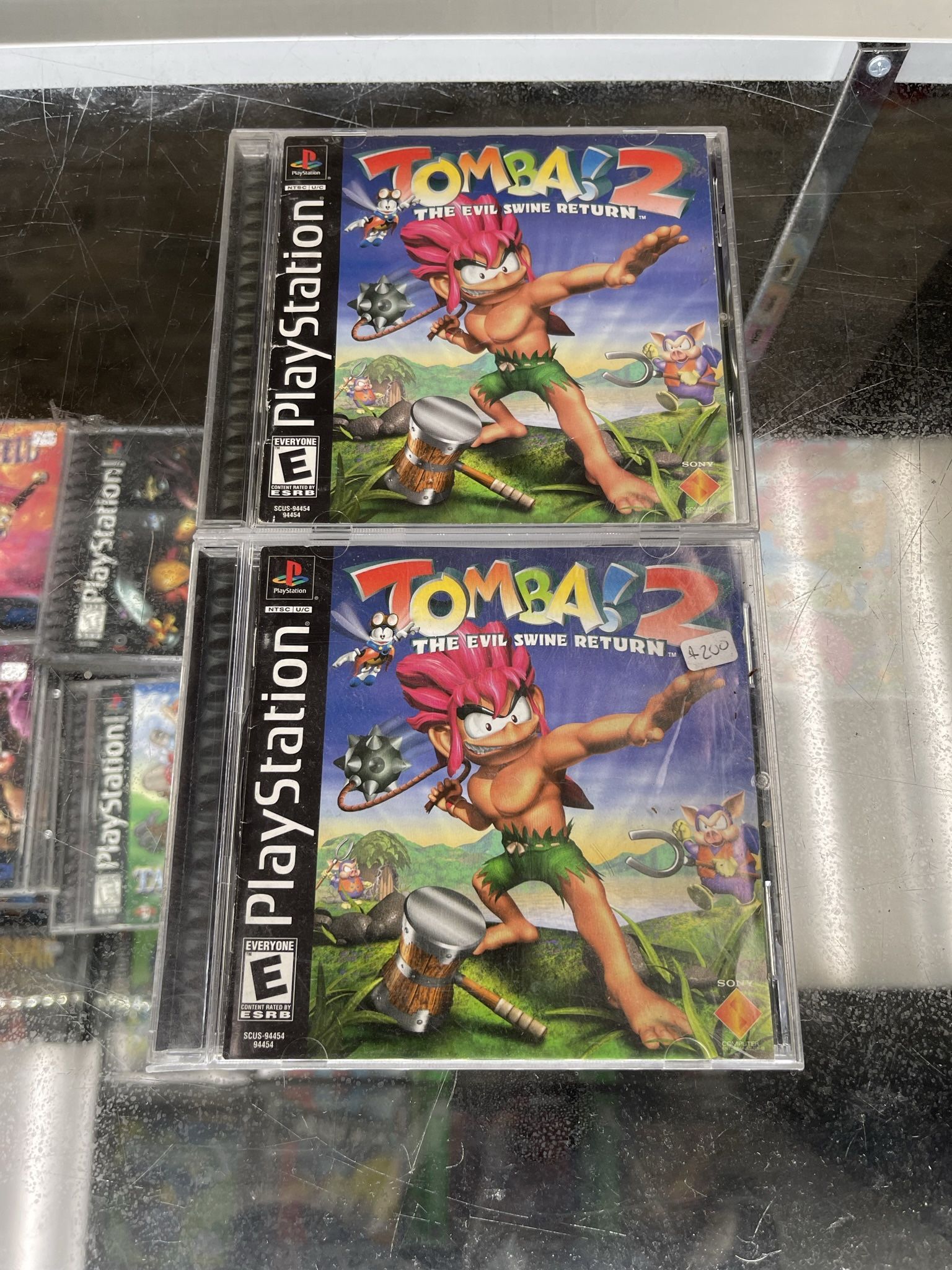 Tomba 2 PS1 $125-$135 Each Gamehogs 11am-7pm