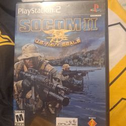 PS2 SOCOM II: U.S. Navy SEALs (disc + case) – No Manual