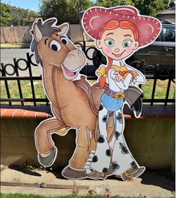 Toy Story Jessie & Bullseye Cutout Standee