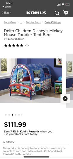 Mickey Mouse Toddler Bed Bundle