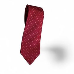 Beau Brummel Neck Tie Burgundy Red SOHO 100% Silk Hand Made