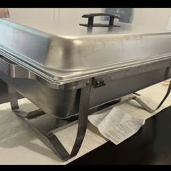 Chafer W/folding Frame Stainless Steel 8 Qt