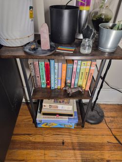 Small 3-Tier Industrial Bookshelf