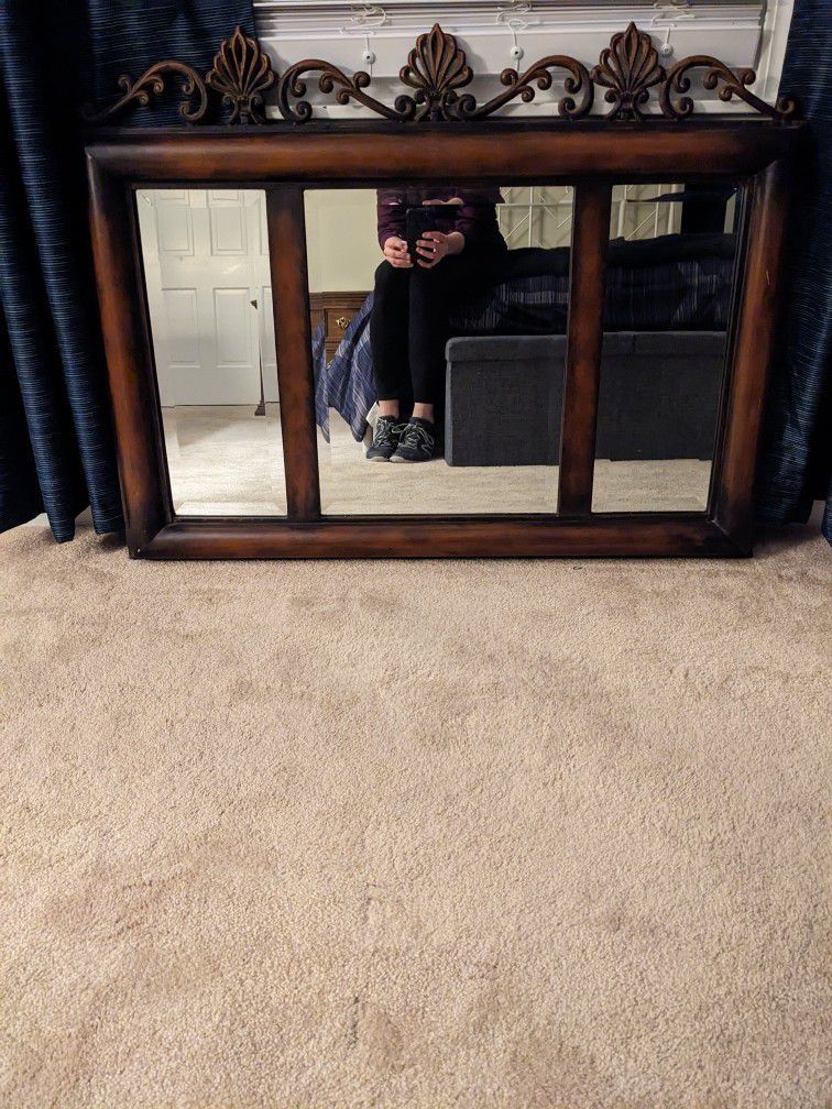 Beveled Glass Mirror.