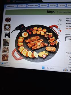 AORAN Kitchen Indoor Grill, Smokeless, NEW