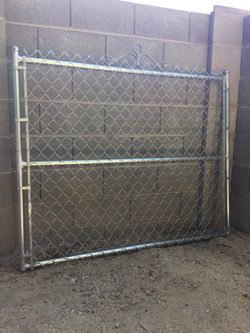 Chain Link Gate (NEW - Never Installed) 57โ wide X 45โ high