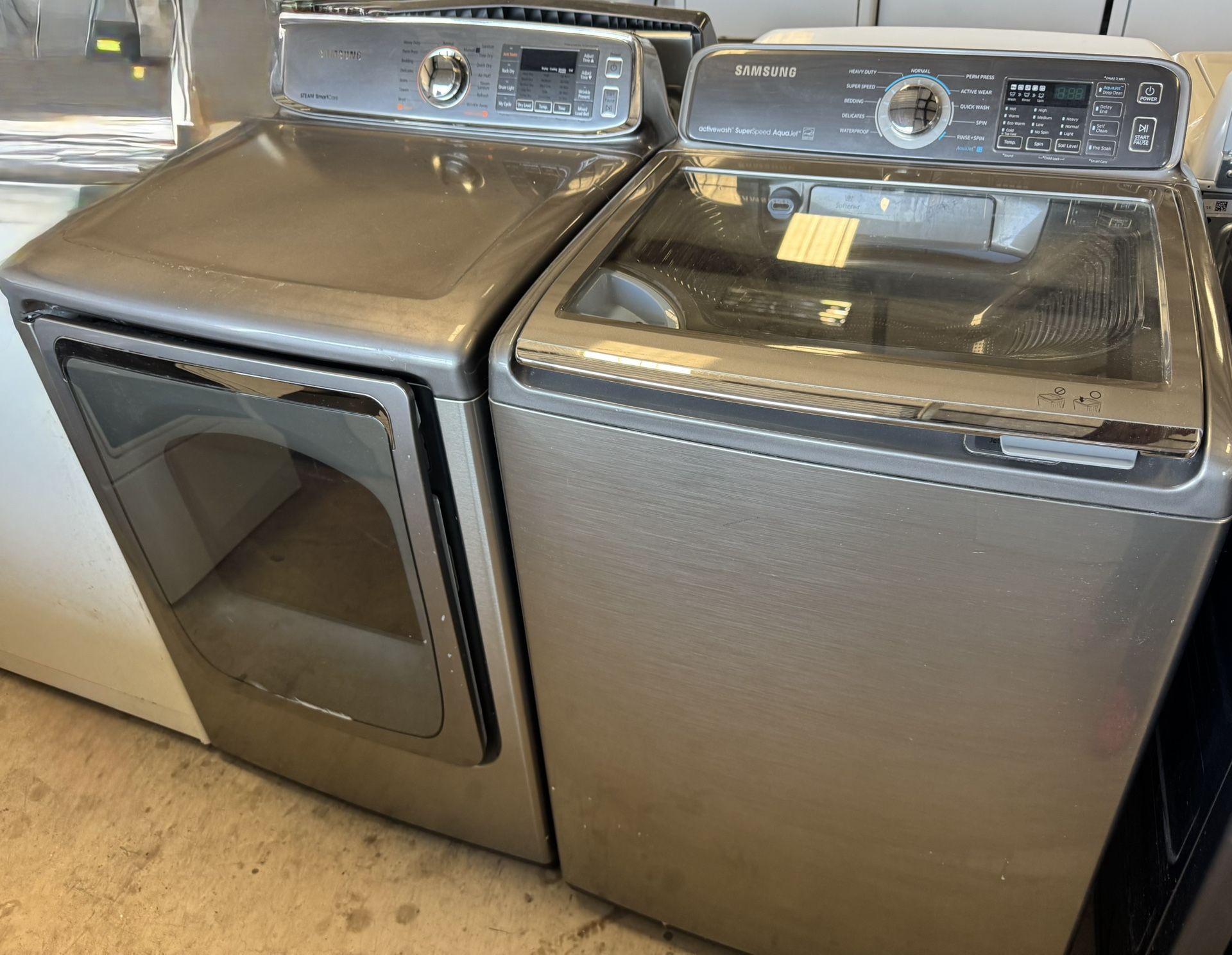 Washer 🫧 Dryer 💨 Stainless Steel