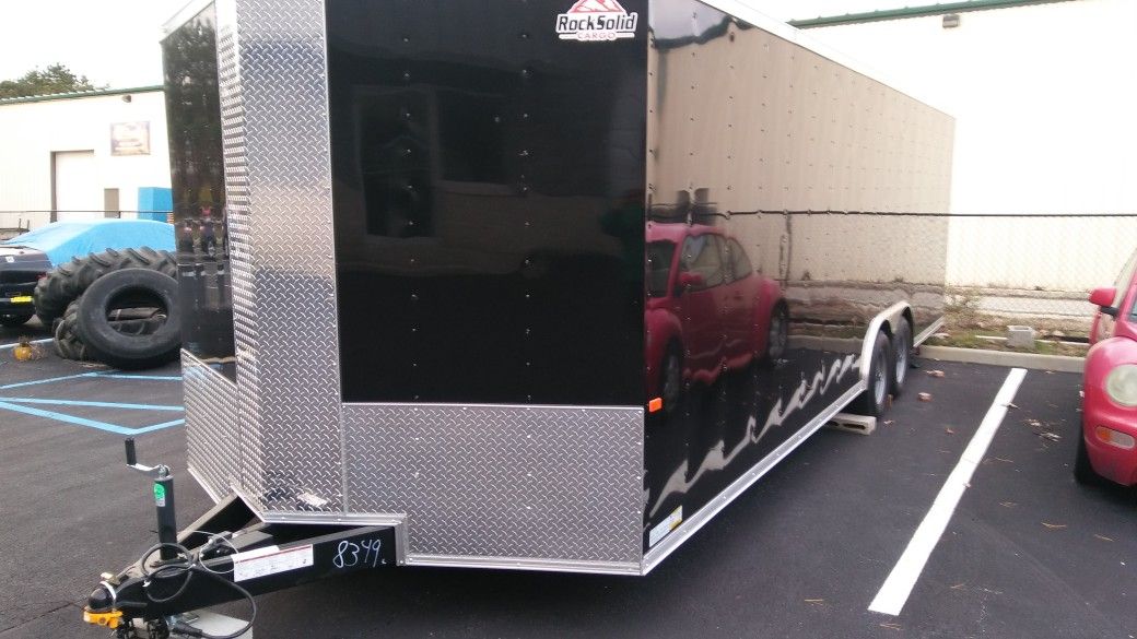 24' Enclosed Vnose Aluminum Trailers all sizes