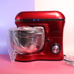 Aucma 6.5QT Stand Mixer 660W - New/Open Box - Red