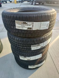 new 245/55/18 firestone tires price is firm