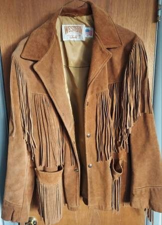 Schott Fringed Suede Leather Jacket