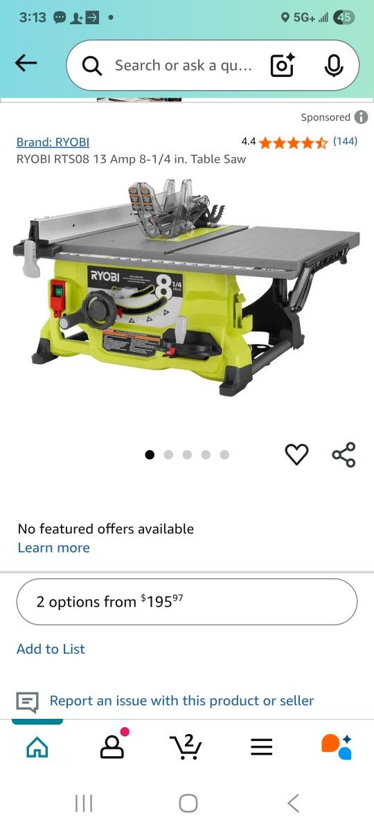 Ryobi Table Saw