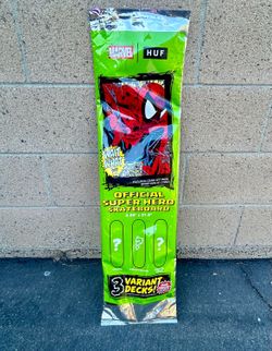 Spider-Man X HUF Marvel Skate Deck NEW SEALED series 1 ****** ULTRA RARE ****
