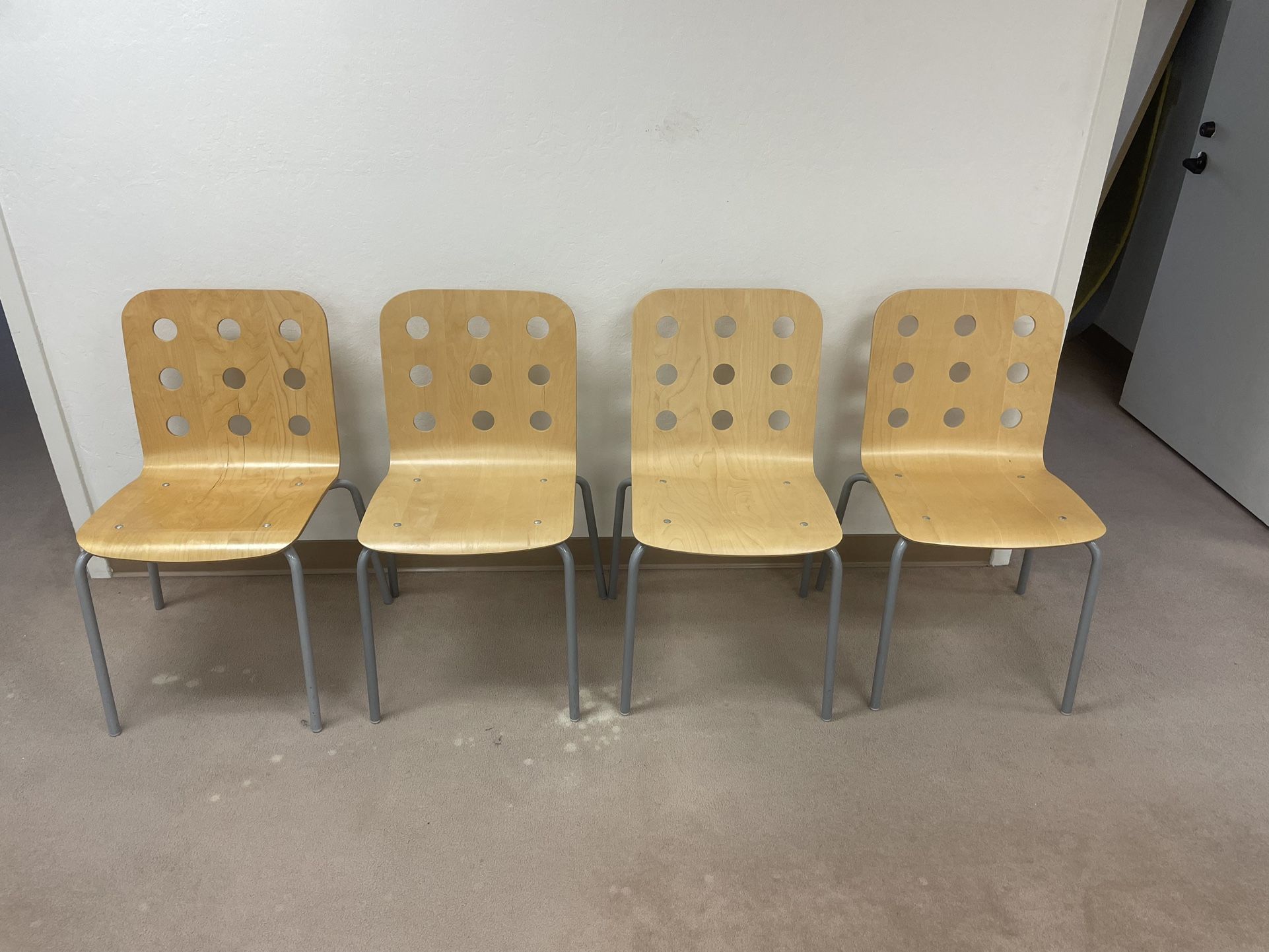 4 IKEA Jules Bistro Chairs Discontinued