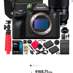 Sony - a7S III Mirrorless Full Frame Camera Kit + Tamron 28-75mm F2.8 G2 Lens Bundle