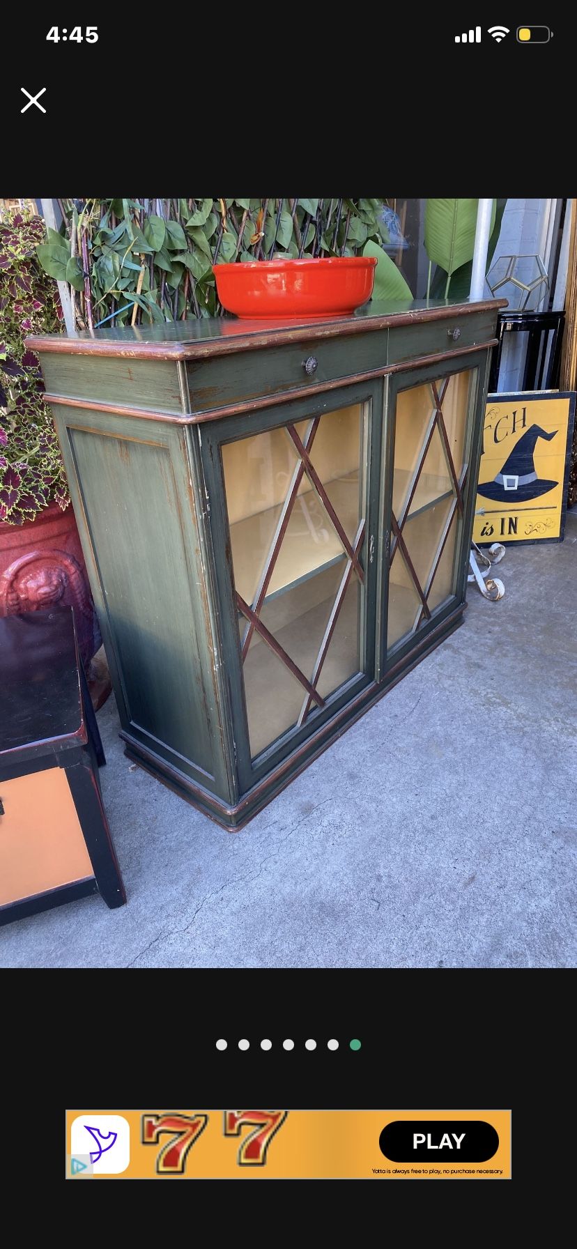 Antique Cabinet Display Case