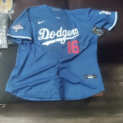 Los Angeles Dodger Jersey Number 16 Smith