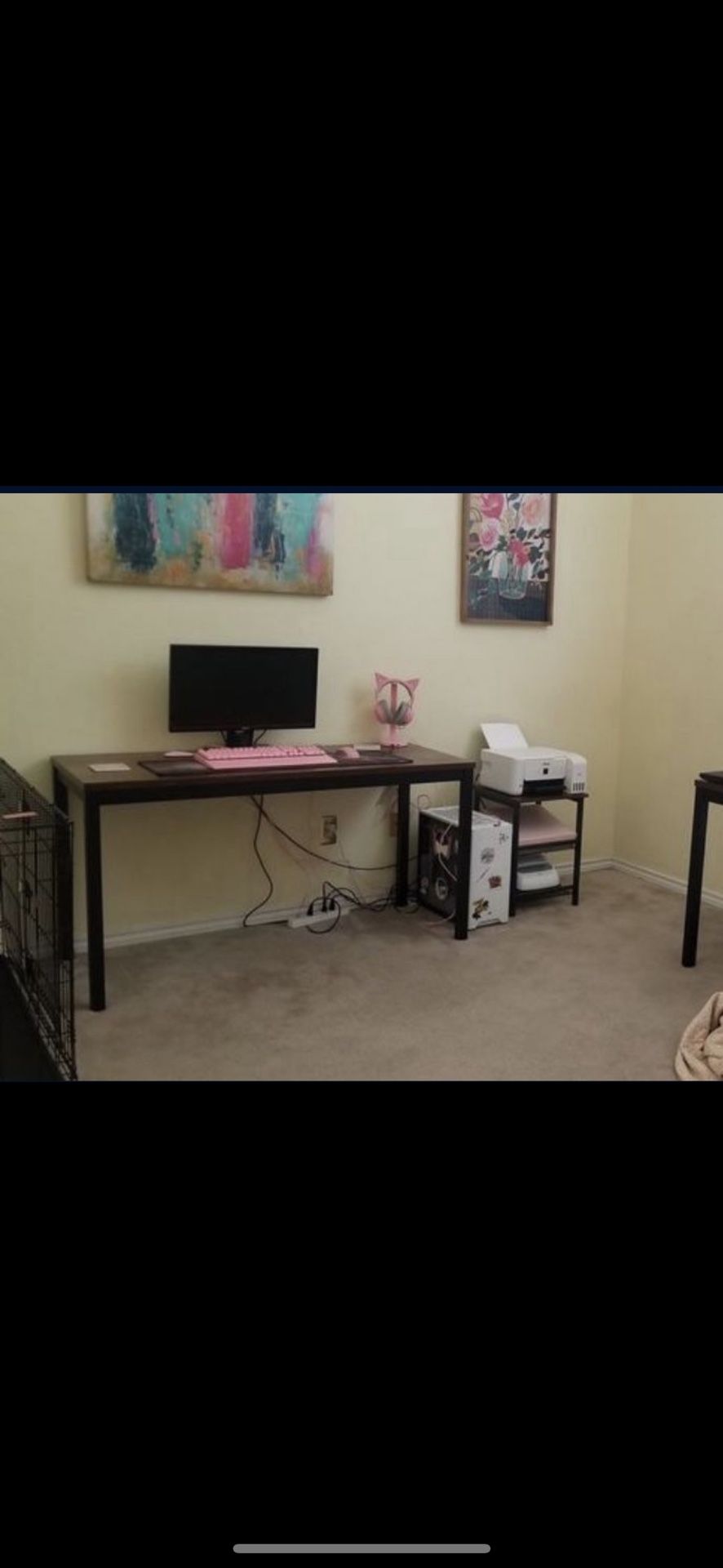 Wooden desk table 