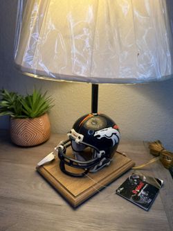 New Vintage Denver Broncos Mini Helmet Lamp