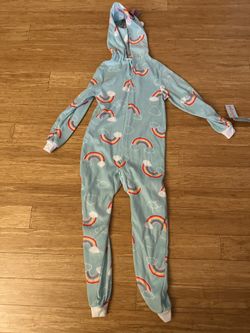 Girls Size 7/8 One Piece Pajama
